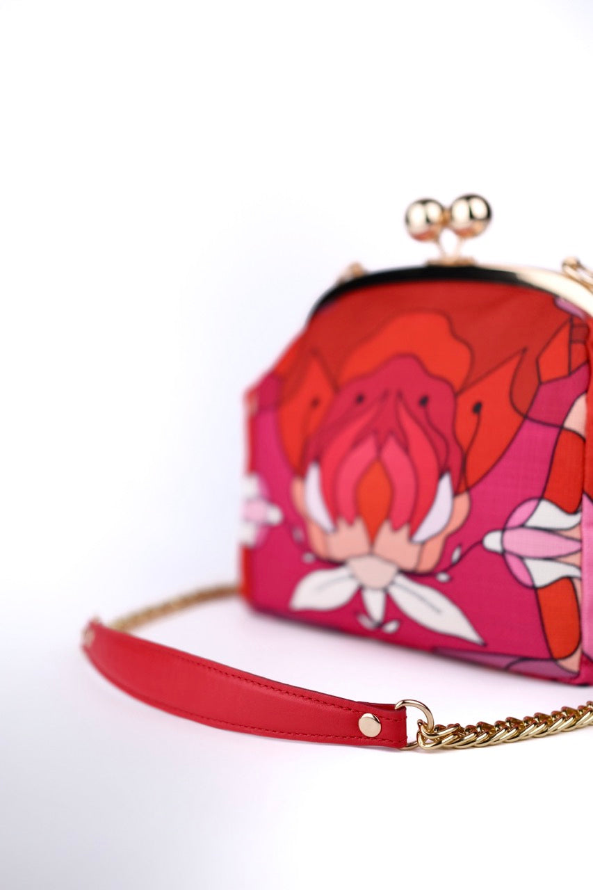 RED ORCHID BAG