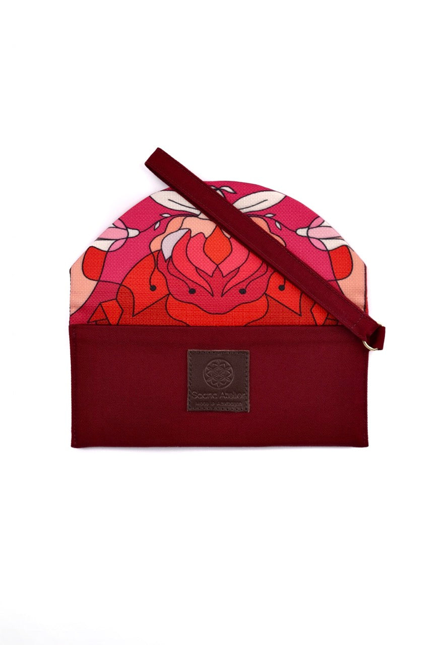 RED ORCHID WALLET