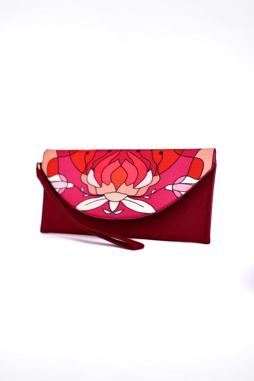 RED ORCHID WALLET