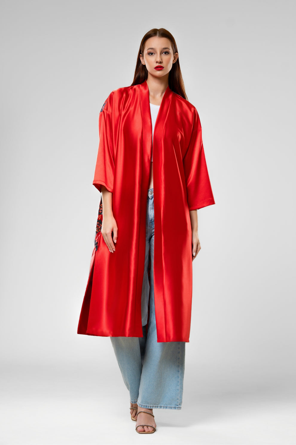 DREAMER`S KIMONO IN RED