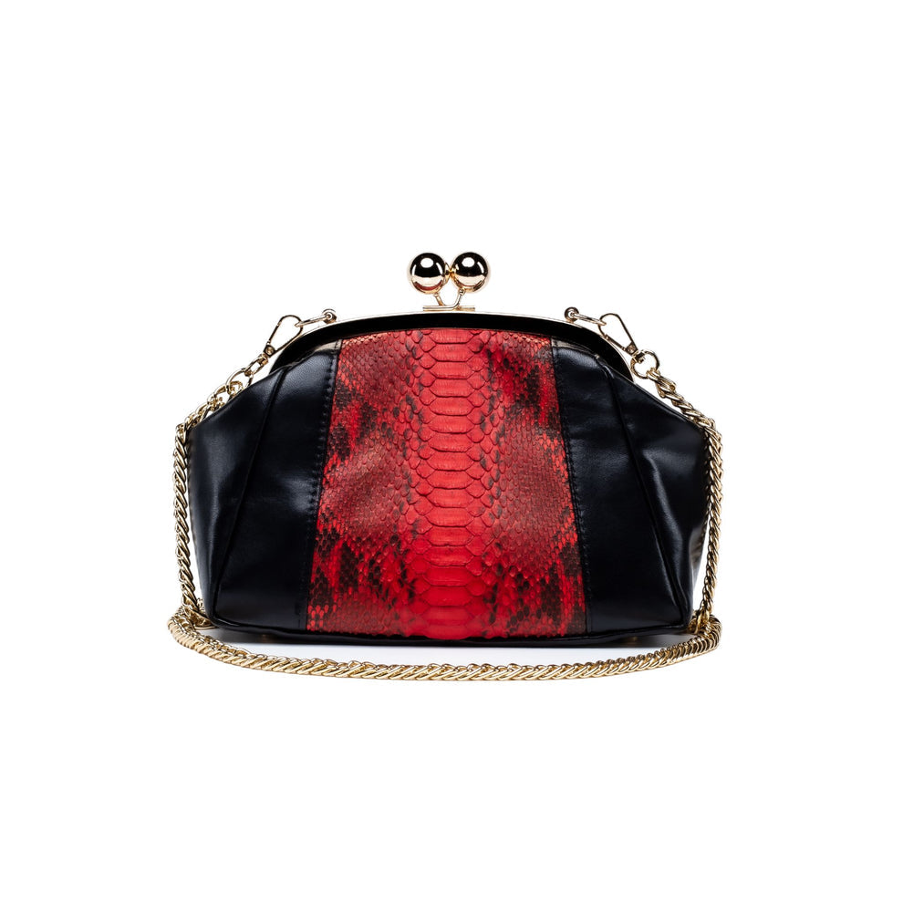 RED PYTHON BAG