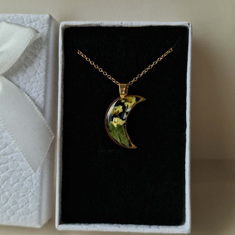 &quot;GOLDEN MOON&quot; - HANDMADE NECKLACE