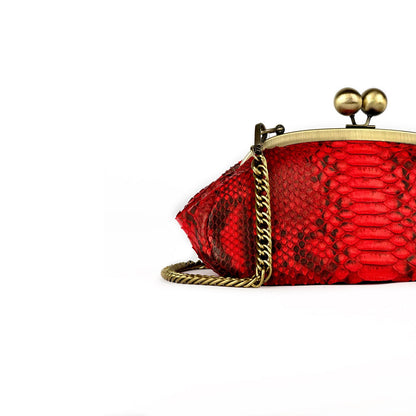 RED PYTHON BAG