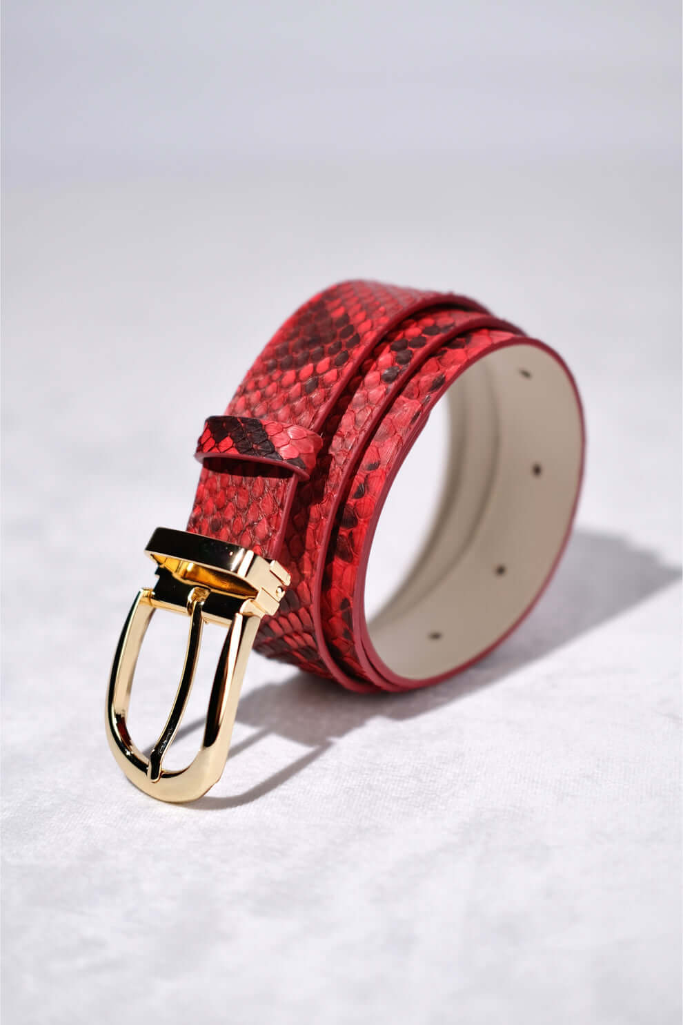 RED PYTHON BELT