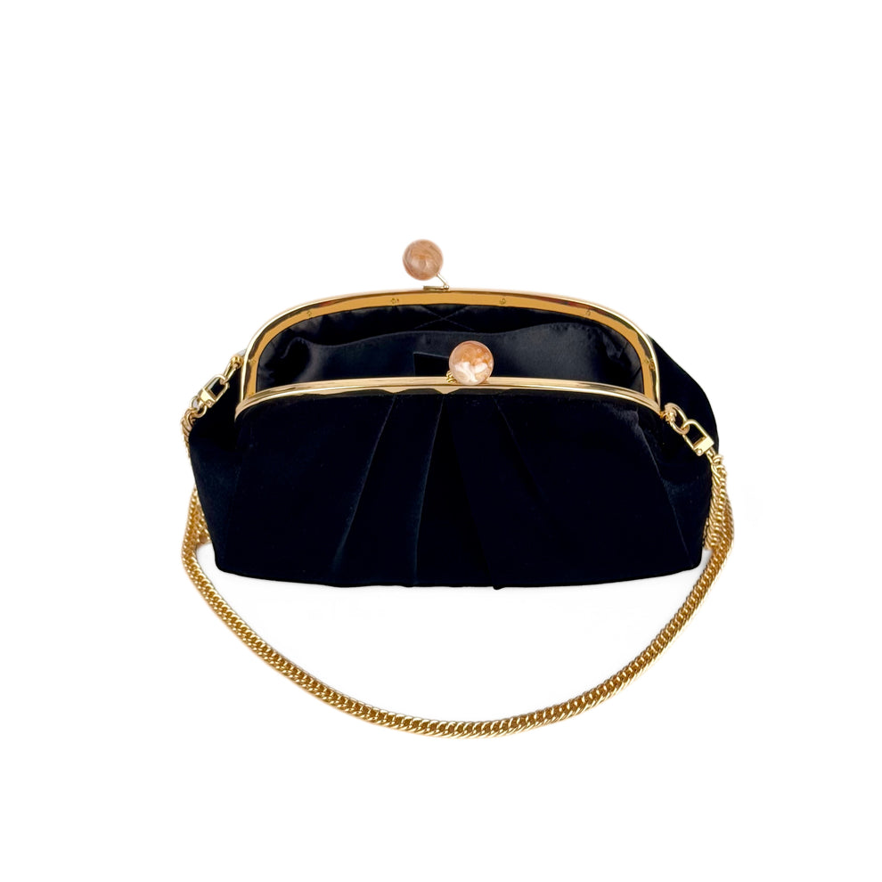 BLACK VELVET CLUTCH