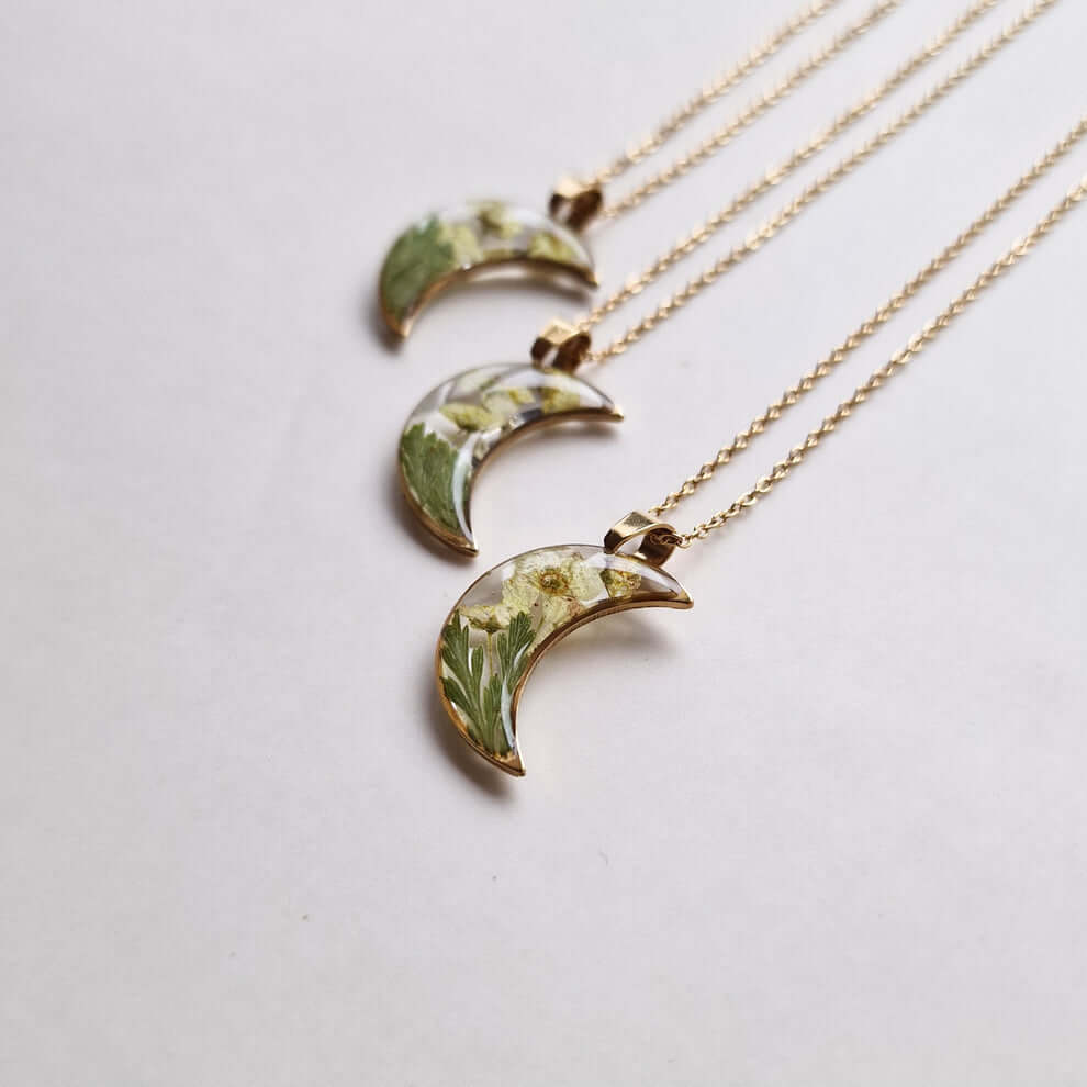 &quot;GOLDEN MOON&quot; - HANDMADE NECKLACE