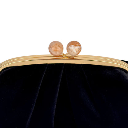 BLACK VELVET CLUTCH