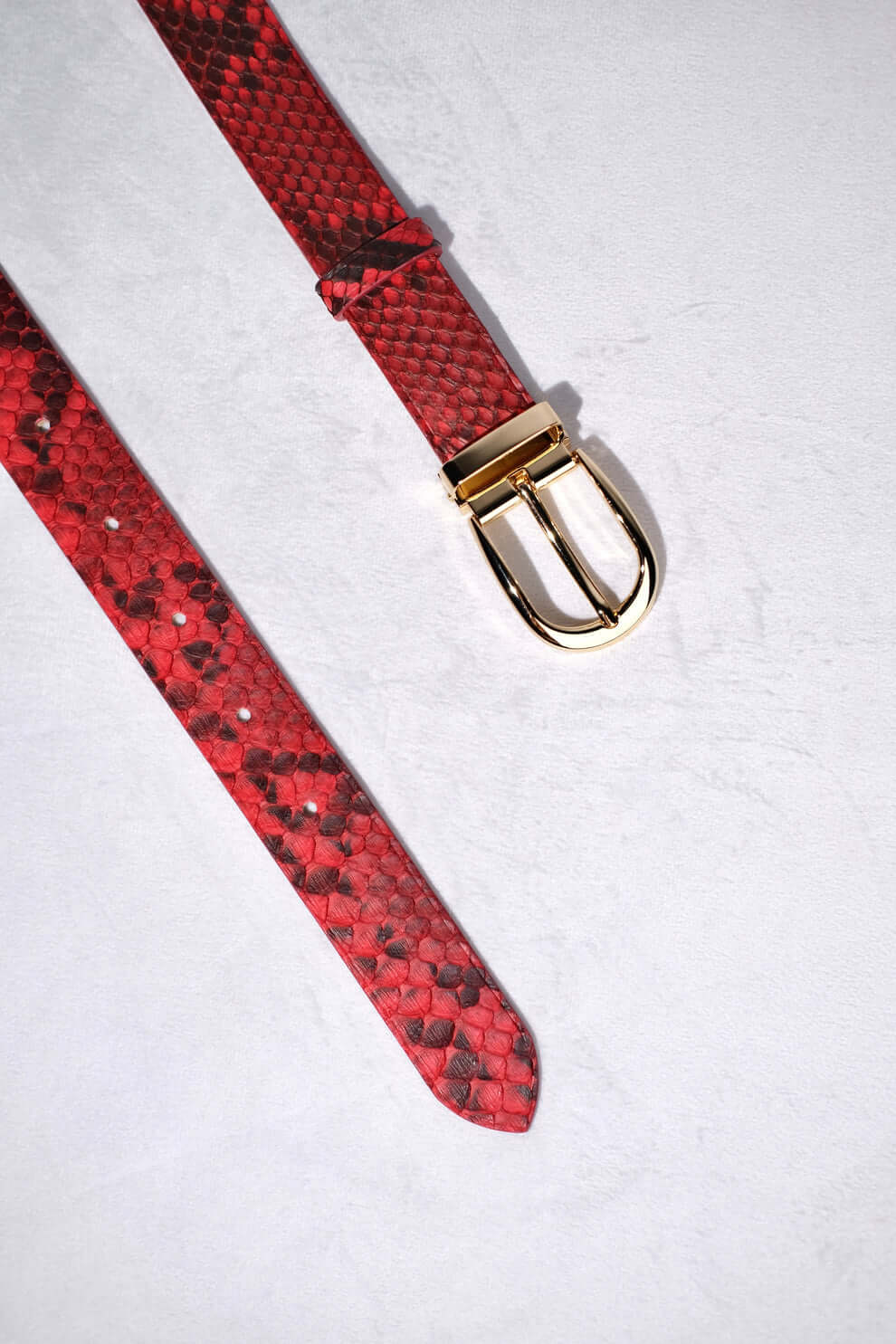 RED PYTHON BELT
