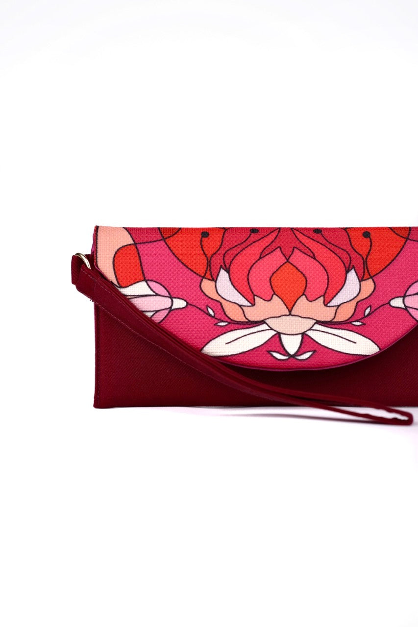 RED ORCHID WALLET