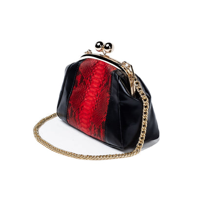 RED PYTHON BAG