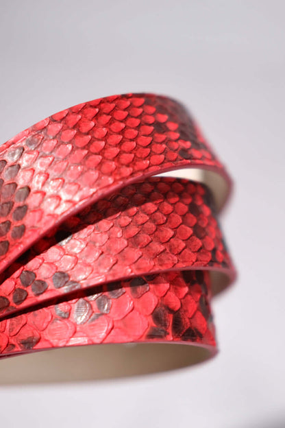 RED PYTHON BELT